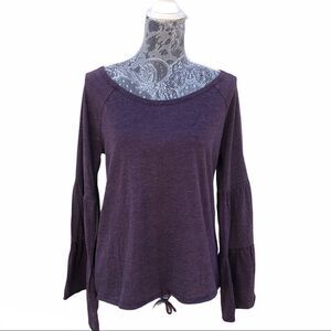 Chaser Jersey Boatneck Drawstring Tee Bell Sleeve Size Medium